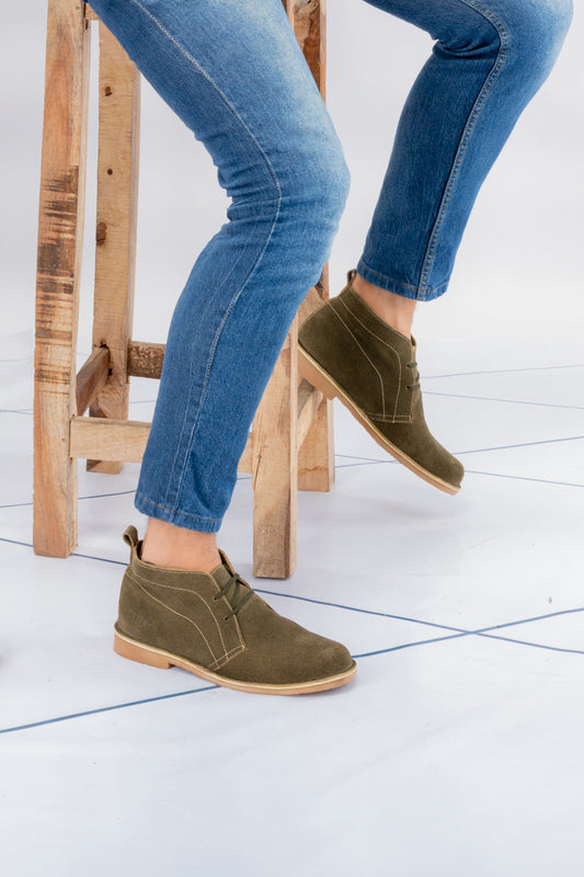 VESPA 7021 SUEDE VELLIE OLIVE