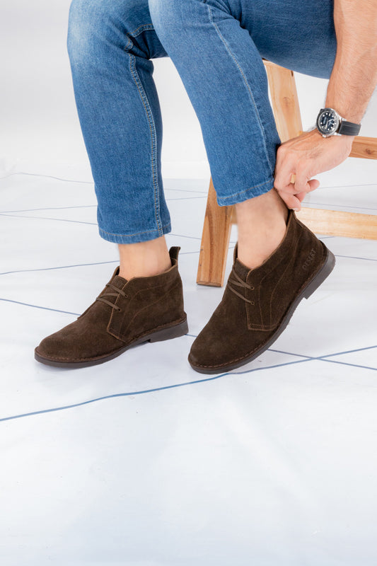 VESPA 7021 SUEDE VELLIE BROWN