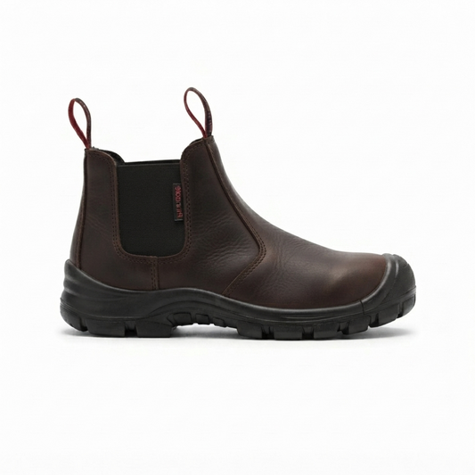Pinnacle Chelsea Safety Boots V3 Brown